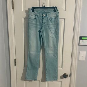 Dear John Women's Sky Blue Straight Leg Jeans